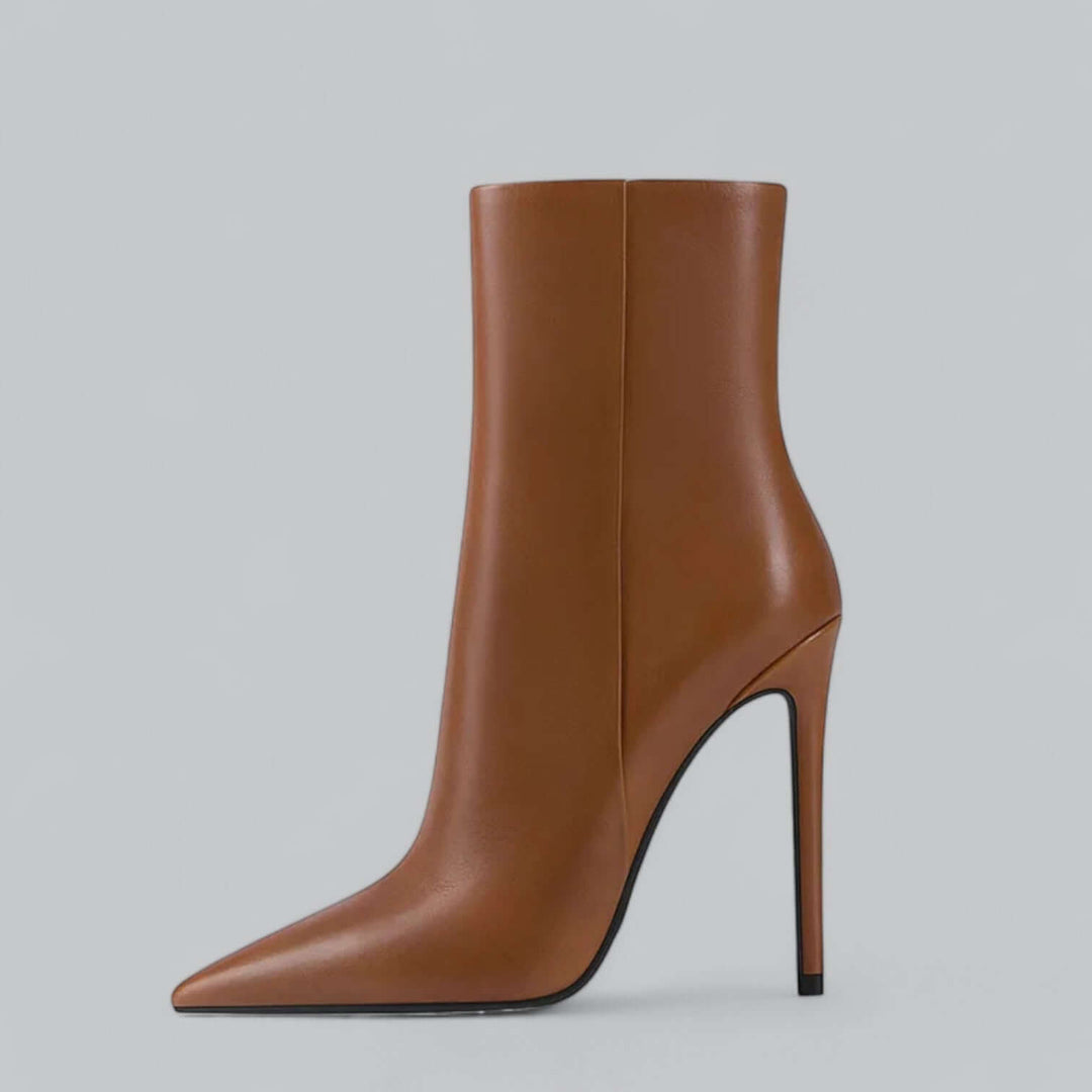 Women's Pointed Toe Faux Leather Boots