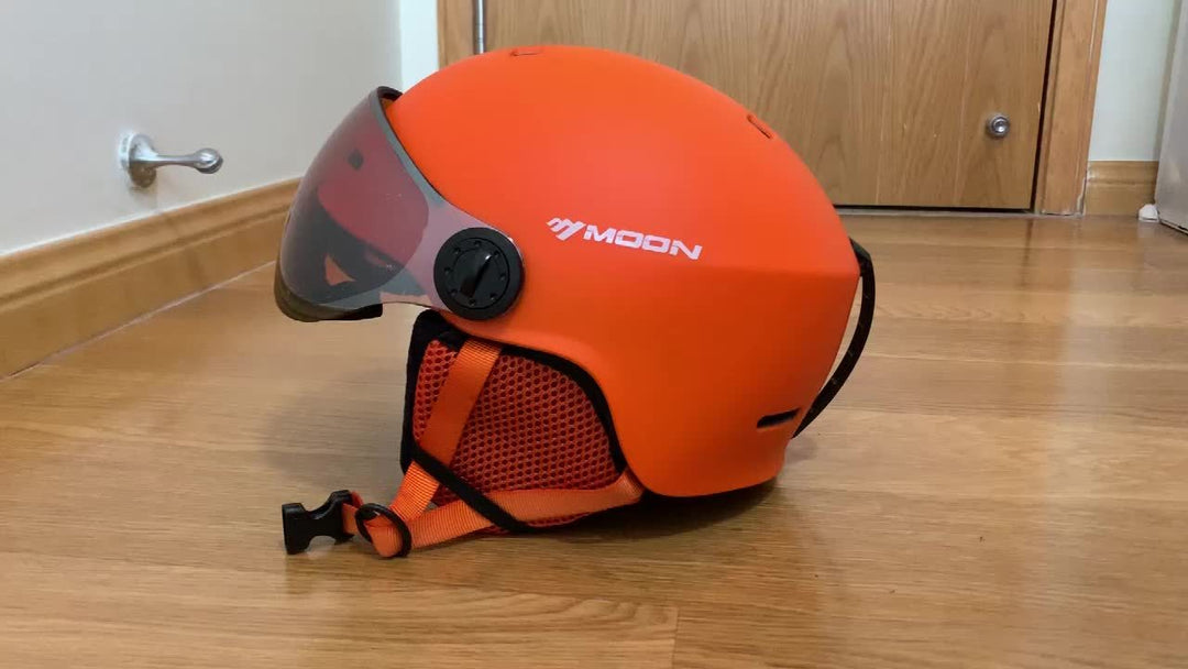Multi-sport winter helmet for skiing, snowboarding & outdoor activities. Safe, adjustable head protection.
