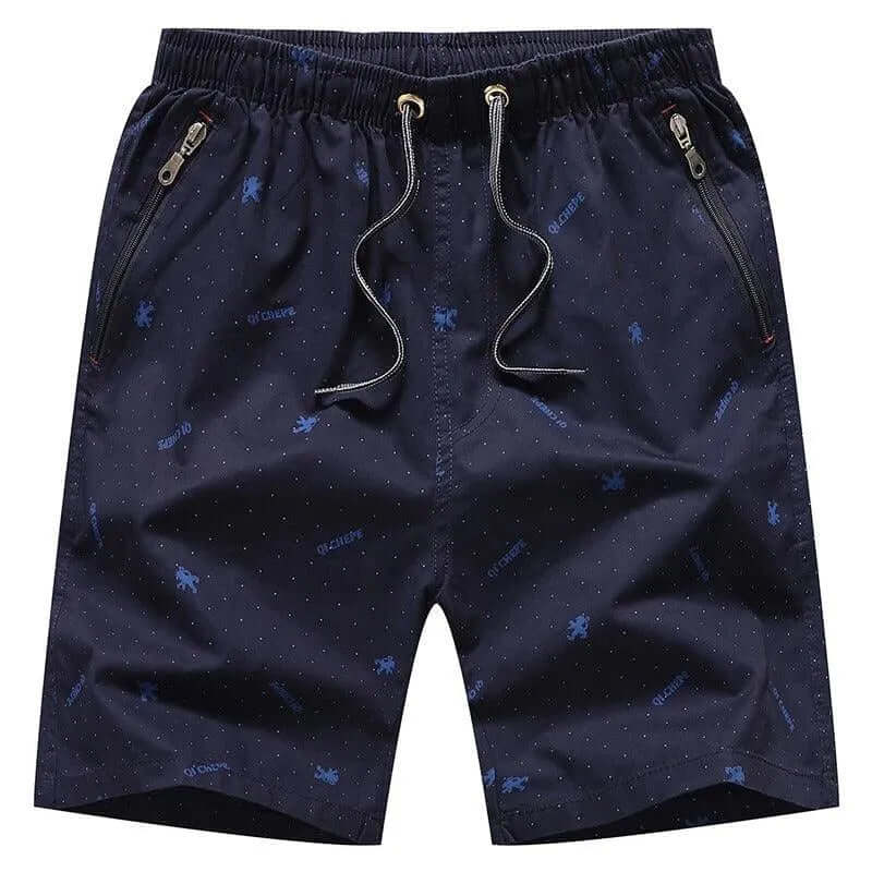 Men's Casual Shorts with Zipper Pocket