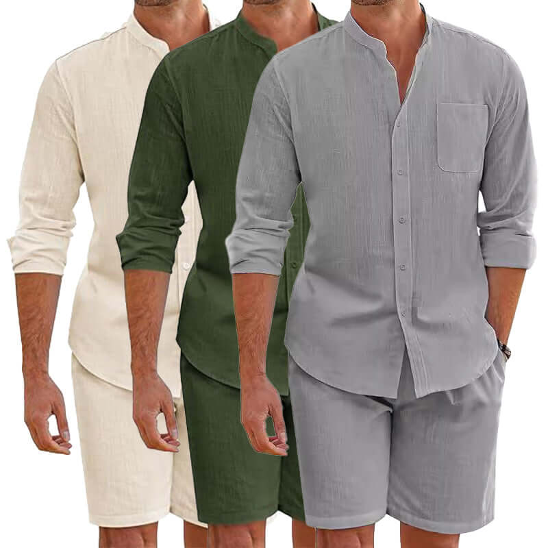 Men's Shirt & Shorts Set