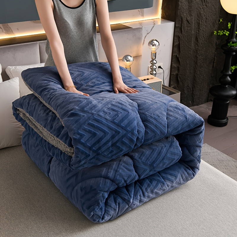 Machine-washable, ultra-soft fleece blanket; a durable & cozy throw for all seasons at home.