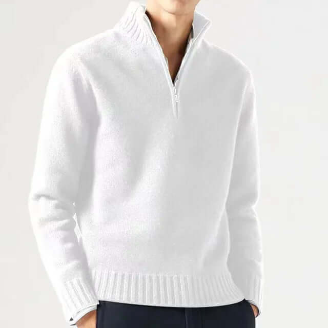 Men's Half-Zip Warm Sweater