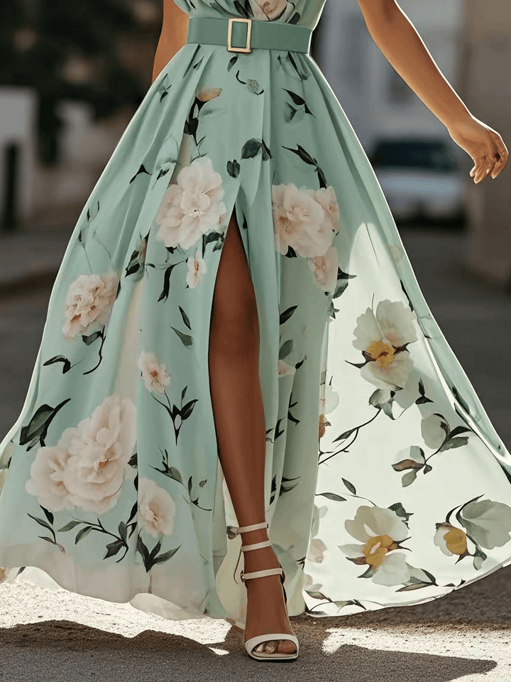 Occasion wear: elegant women's one-shoulder ruched maxi dress, a stunning choice for formal parties.