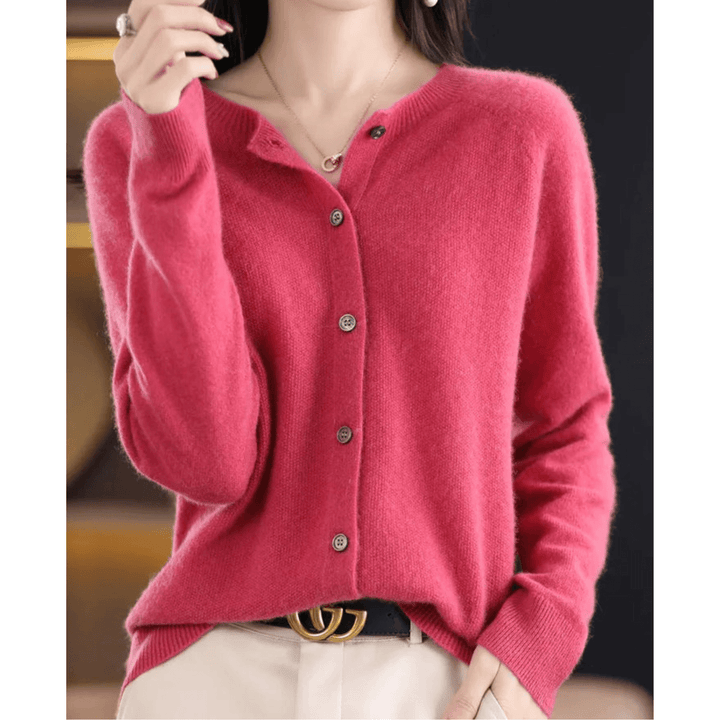 Women's Cardigan with V-Neck