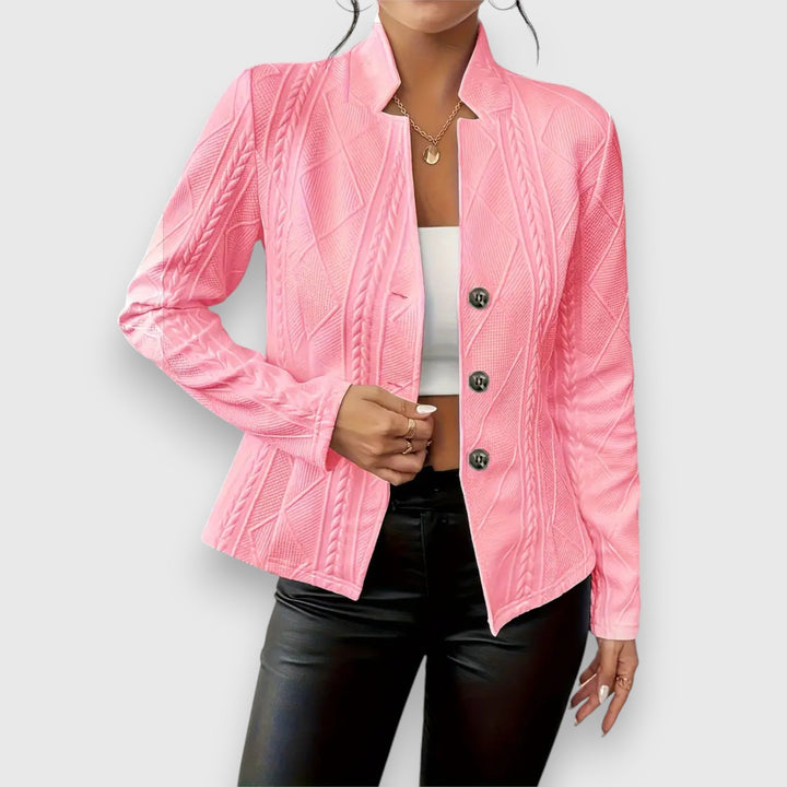 Comfortable light spring jacket for women, an effortless and stylish layering piece for any outfit.