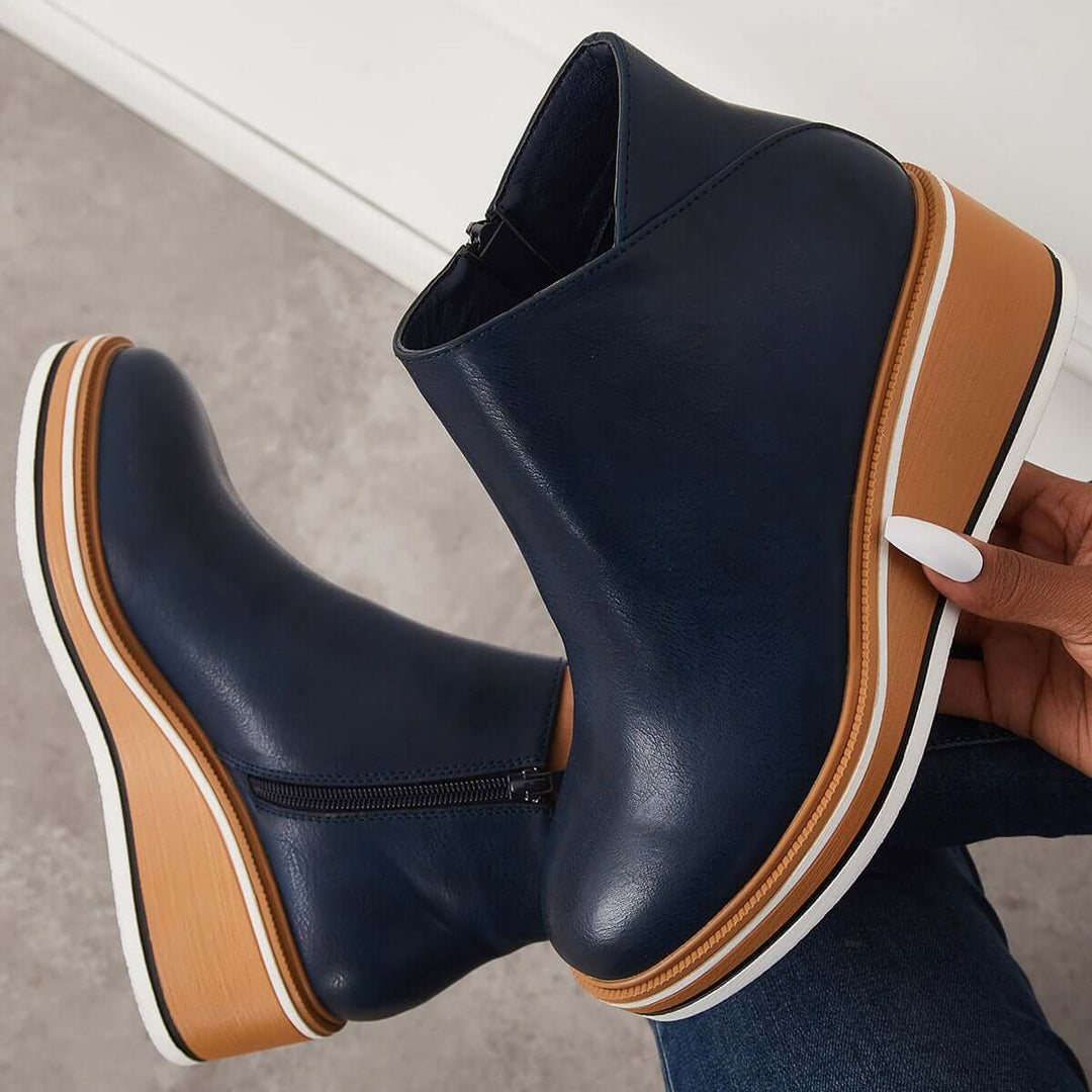 Casual women's orthopedic ankle boots, combining style with essential foot support.