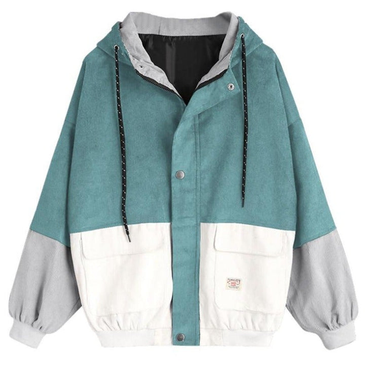 Practical lightweight women's jacket with adjustable waist, ideal for everyday spring/autumn fashion.