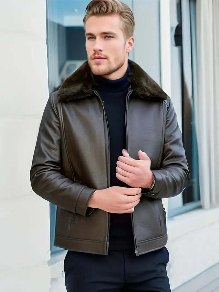 Men's Black Autumn Jacket