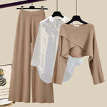 Set of 3 brown