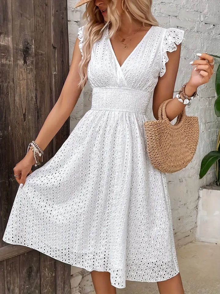 Lightweight, breathable women's summer dress, ideal for effortless spring fashion & warm weather comfort.