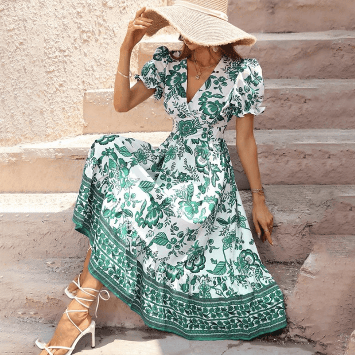 Floral Dress - Elegant & Timeless