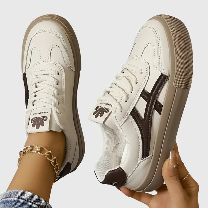 Women's casual orthopedic trainers with excellent arch support, stable footwear for comfortable walking.