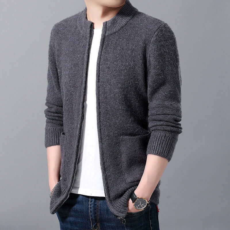 Men's Versatile Zip Cardigan