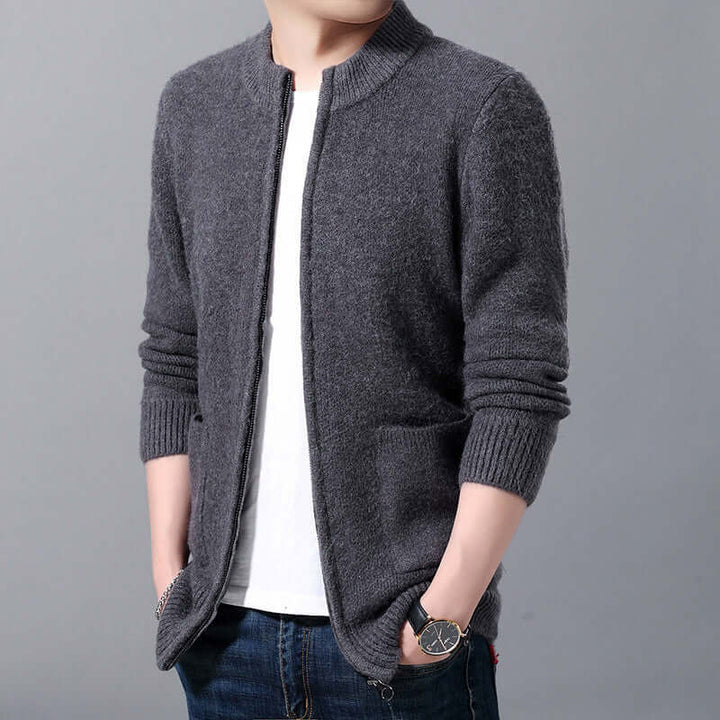 Men's Versatile Zip Cardigan