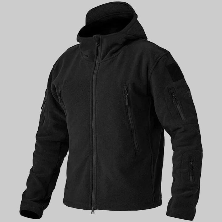 Men's rugged wind-resistant outdoor jacket with multiple pockets, ideal for everyday wear & adventure.