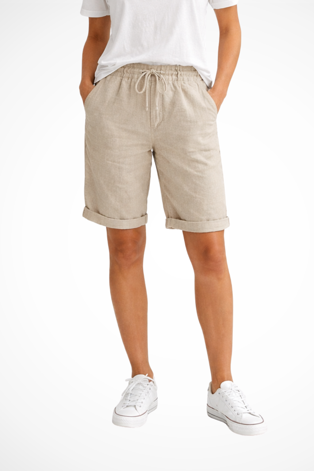 Women's relaxed fit capri pants for comfortable everyday style. Perfect for casual summer wear & travel.