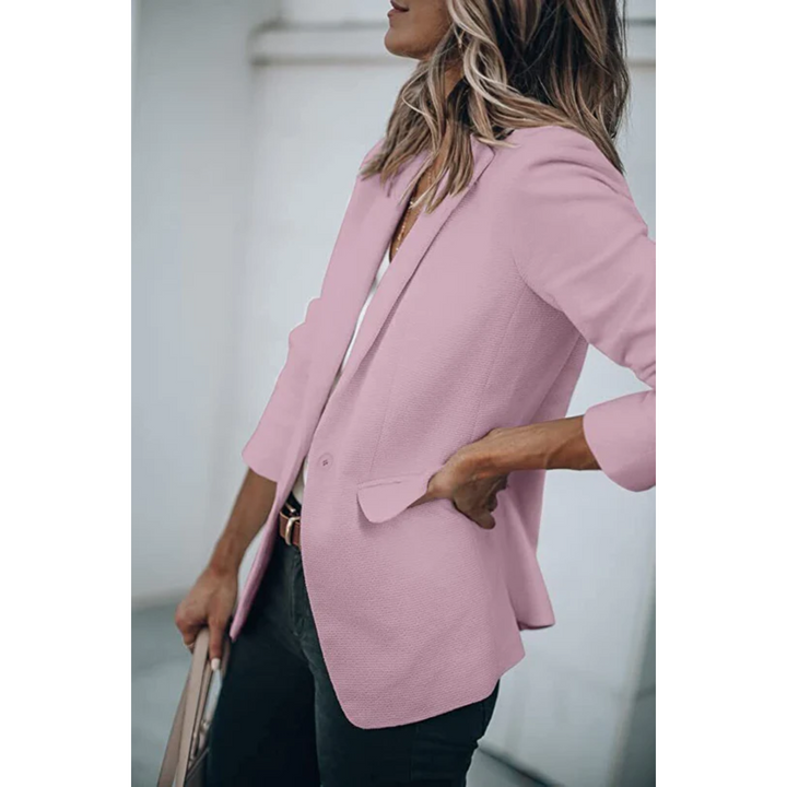 Versatile women's fashion blazer, ideal for office attire or daily wear.