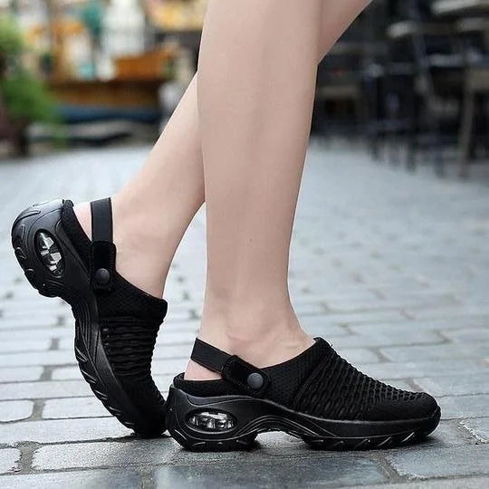 Men's orthopedic air cushion shoes for all-day comfort & support, ideal for walking.