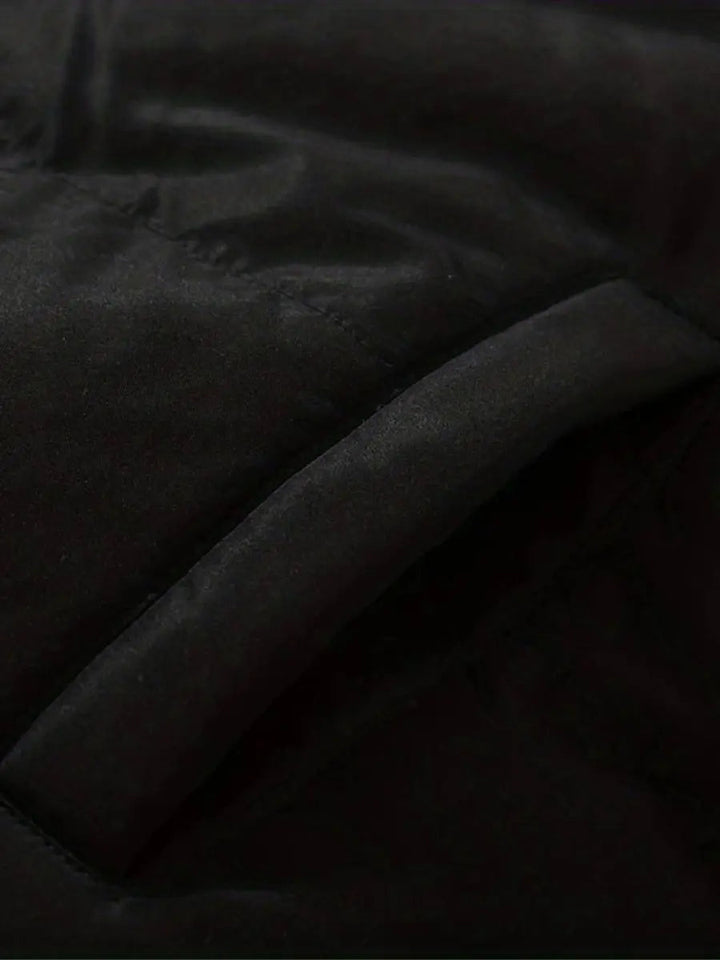 Cream women's winter coat, a chic puffer jacket with a plush-lined hood for ultimate comfort.