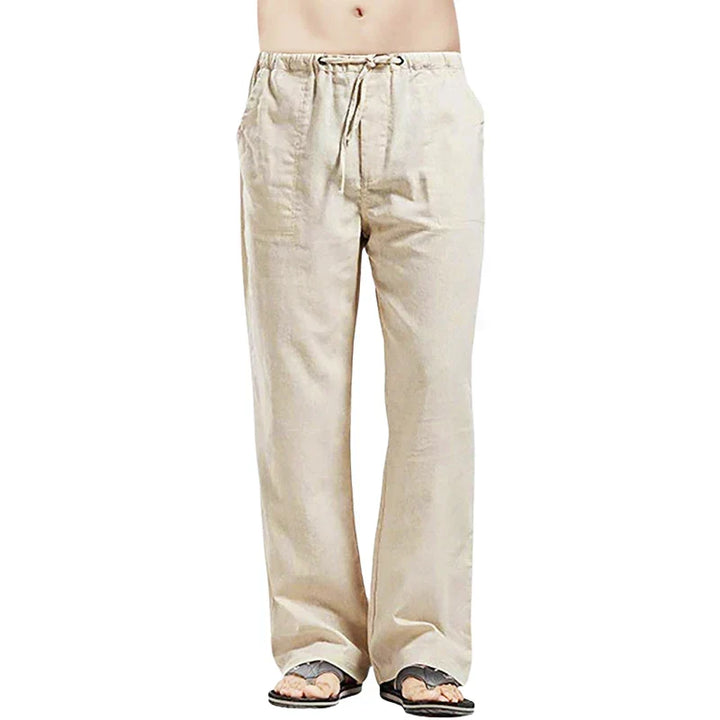 Relaxed fit men's casual pants, oversized and breathable, perfect for summer fashion & comfort.