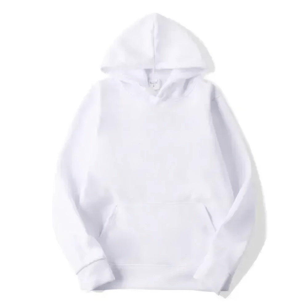 Soft fabric unisex sweatshirt with warm lining for ultimate coziness. A relaxed fit everyday comfort hoodie.