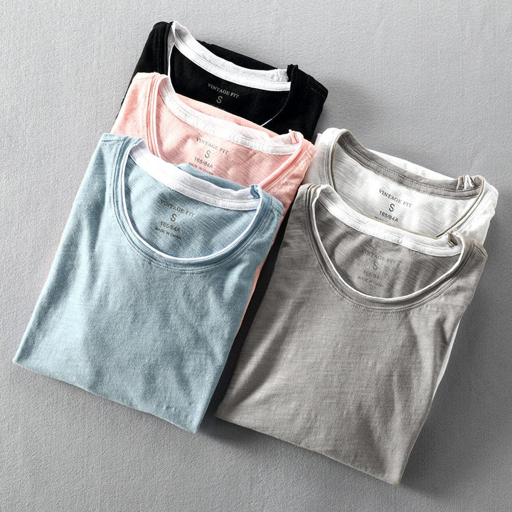 Stylish women's short sleeve t-shirt, breathable and soft for versatile summer everyday wear.