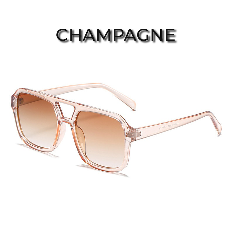 Vintage square candy sunglasses for women, fashionable beach eyewear.