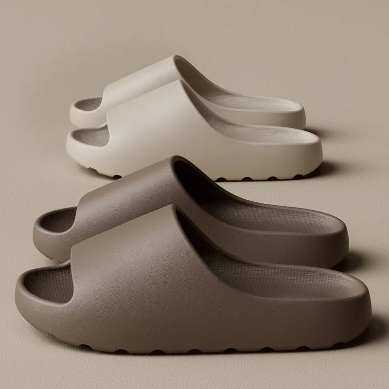 Stylish men's casual summer slippers, lightweight & easy clean, ideal for relaxed spring days.