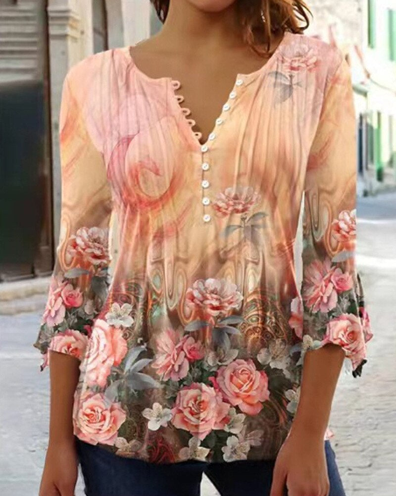 Elevate your everyday style with this elegant women's versatile long sleeve top. Casual to office.