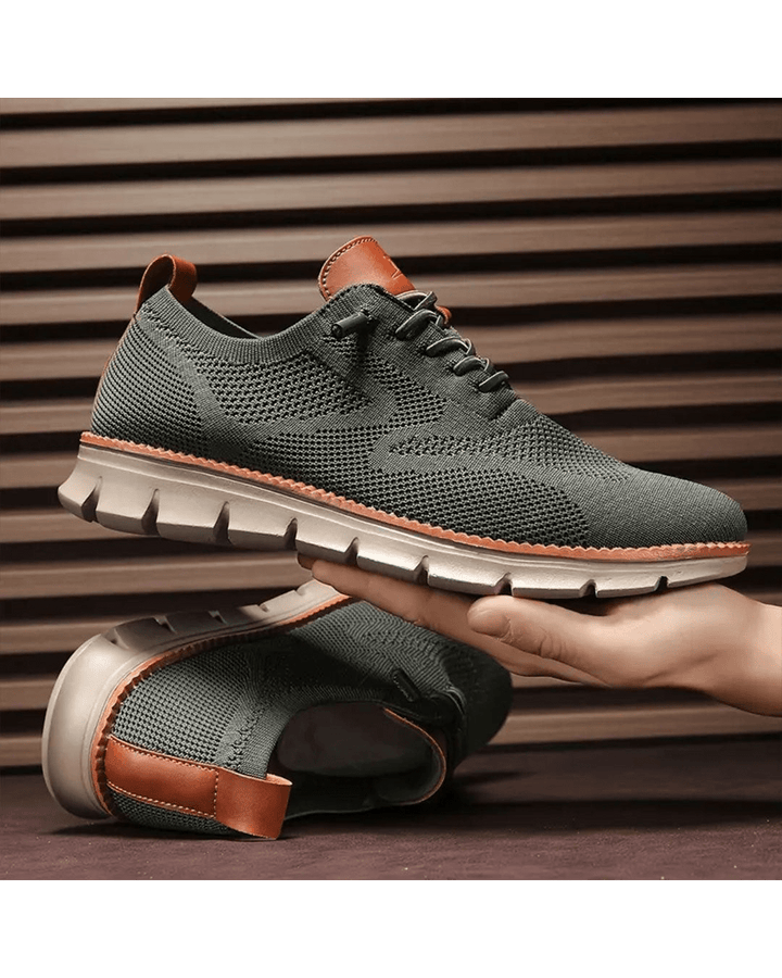 Men's contemporary athletic trainers, lightweight & supportive for daily walks.