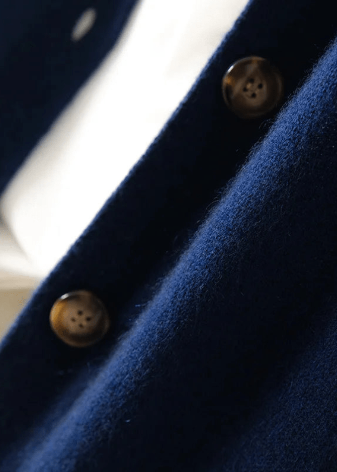 Women's classic design button cardigan, ideal for office or daily wear.