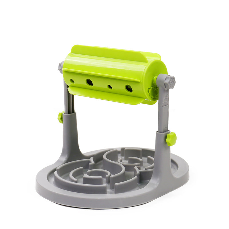 Pet training fun feeder toy for dogs. Encourages slow eating, active play & mental enrichment.