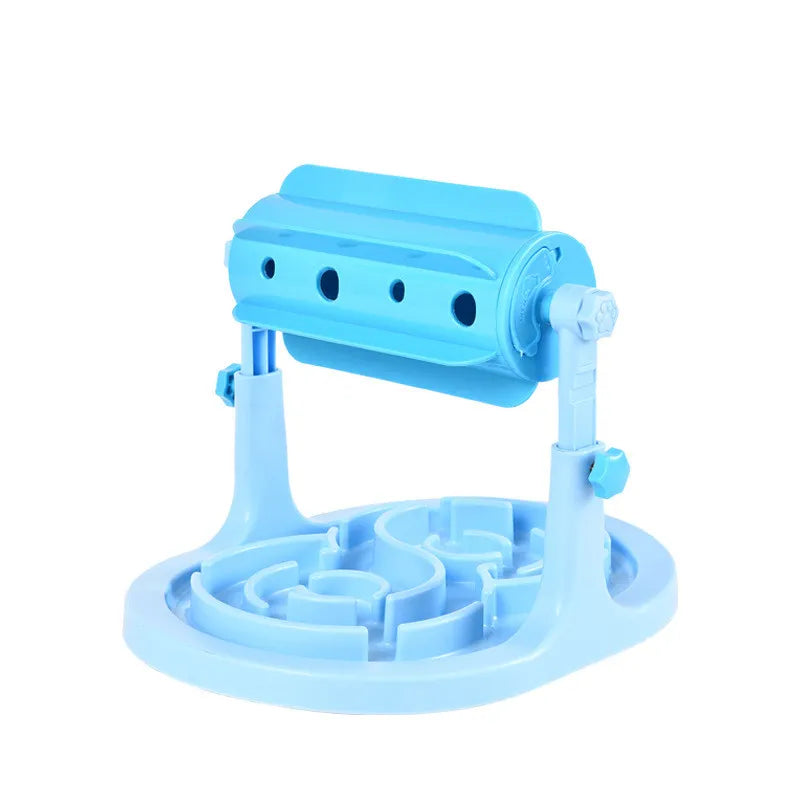 Dog interactive slow feeder toy, a pet puzzle for mental enrichment and anti-gobble healthy eating.