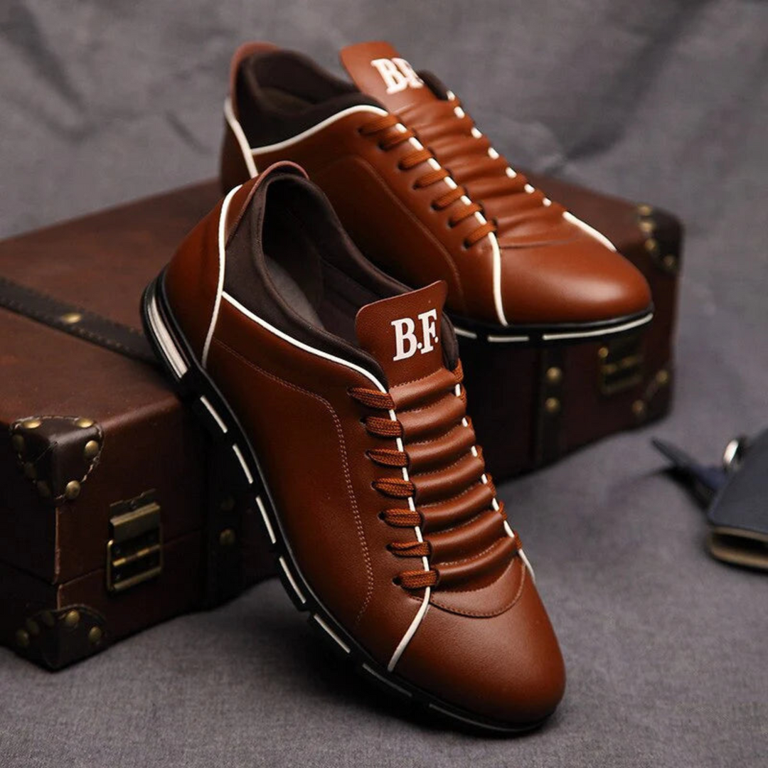 Stylish men's premium sneakers with a classic design. Versatile everyday casual shoes, perfect for modern men's fashion.