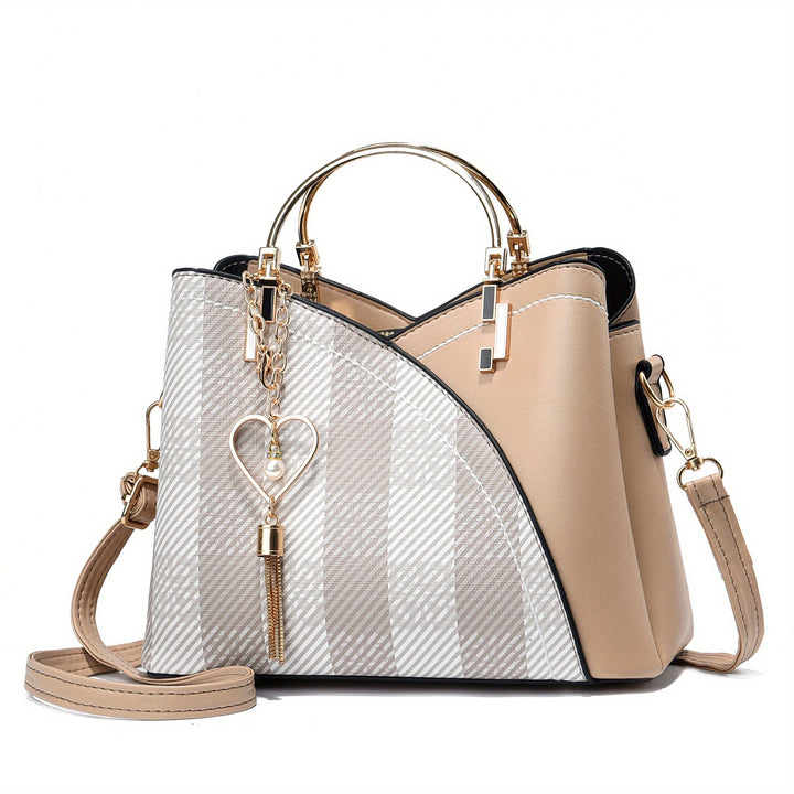 Upscale luxury leather handbag, a stylish everyday fashion bag for discerning women.