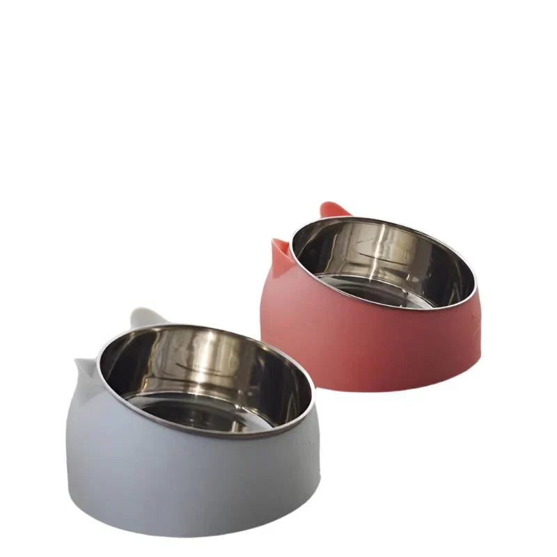 Raised ergonomic cat bowl, perfect for kittens and older cats for easy access.