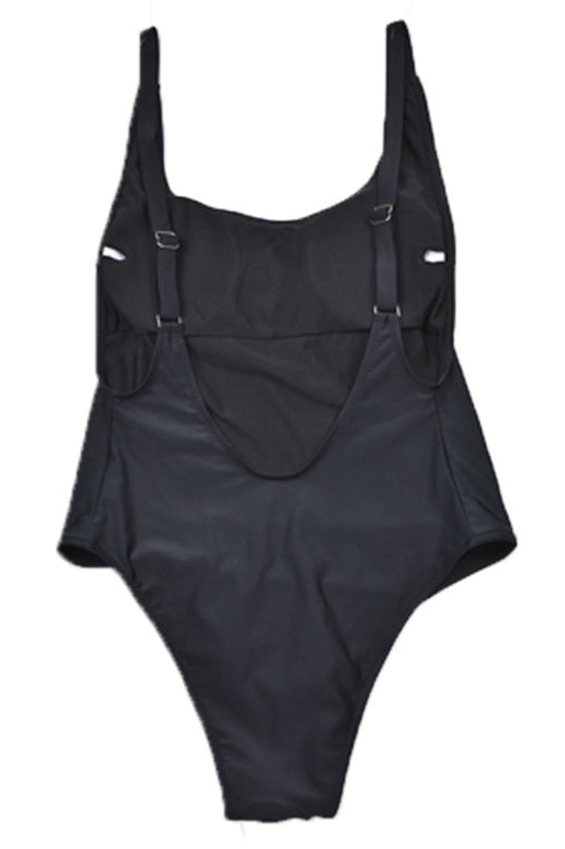 Chic backless one-piece swimsuit for women, offering versatile style for resort and beach fashion.