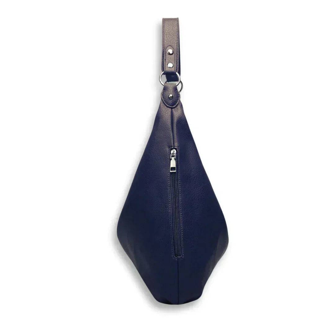 Contemporary everyday hobo bag for women, stylish shoulder bag, large capacity work bag.