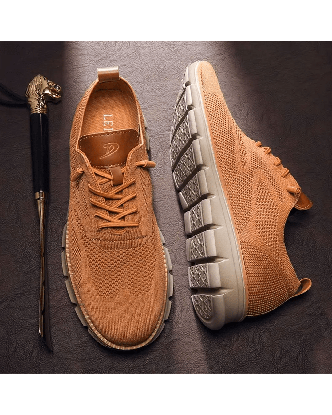 Breathable men's trainers, lightweight construction, ensuring comfort for everyday activities.