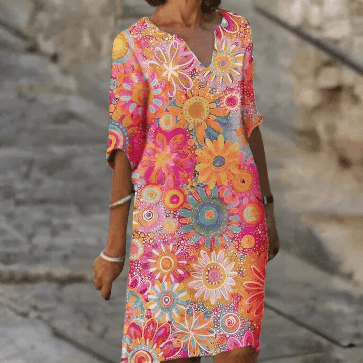 Women's Floral Midi Dress