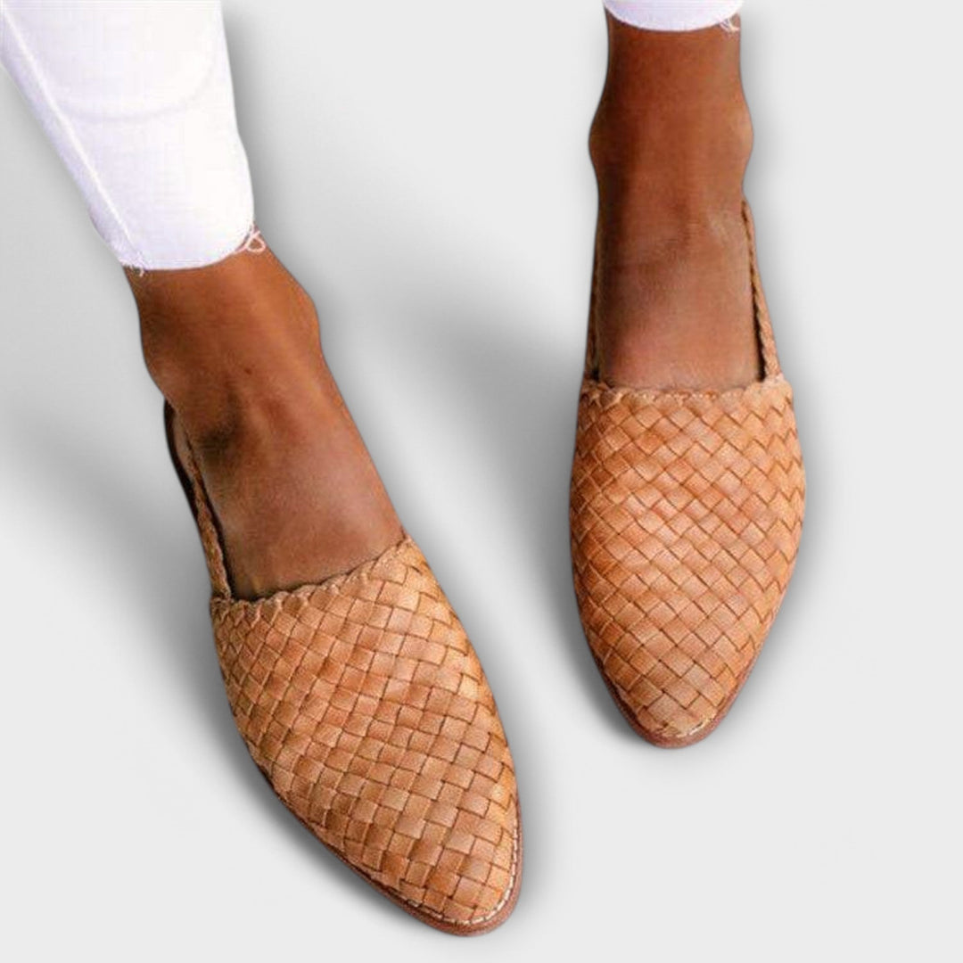 Fashionable women's elegant loafers; versatile, comfortable slip-on shoes for casual and smart everyday style.