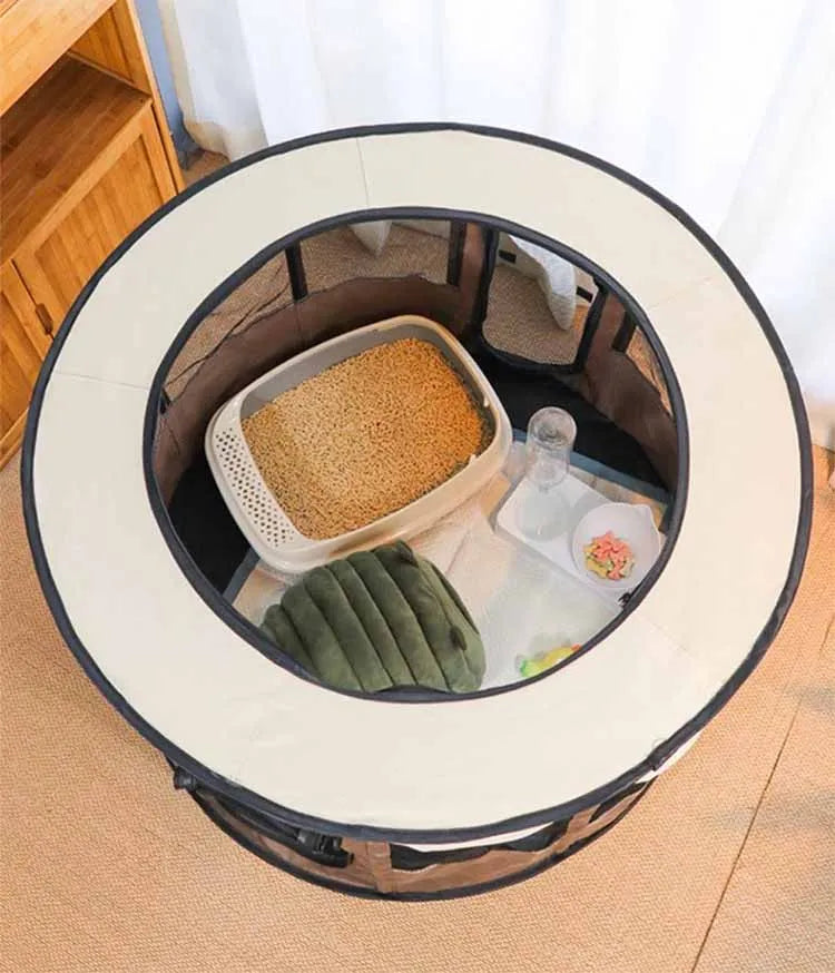 Comfortable indoor pet house/outdoor pet shelter, a foldable pet tent for dogs & cats.