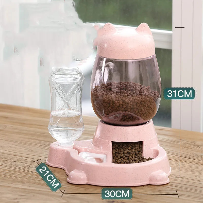 Smart cat feeder with meal timer function. Essential pet supplies for consistent, fresh feline feeding.