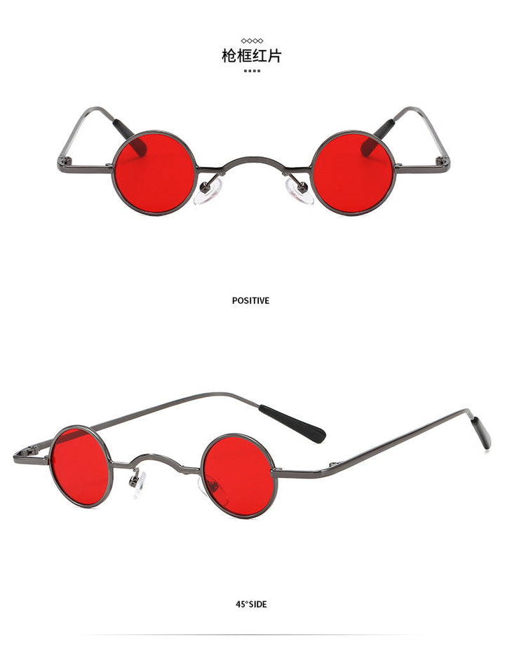 Men's stylish retro round frame sunglasses, essential fashion accessories for any wardrobe.