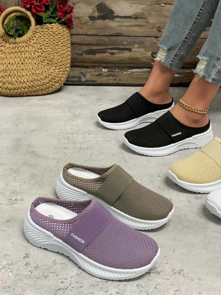 Women's versatile slip-on sneakers, offering breathable comfort for any summer occasion.