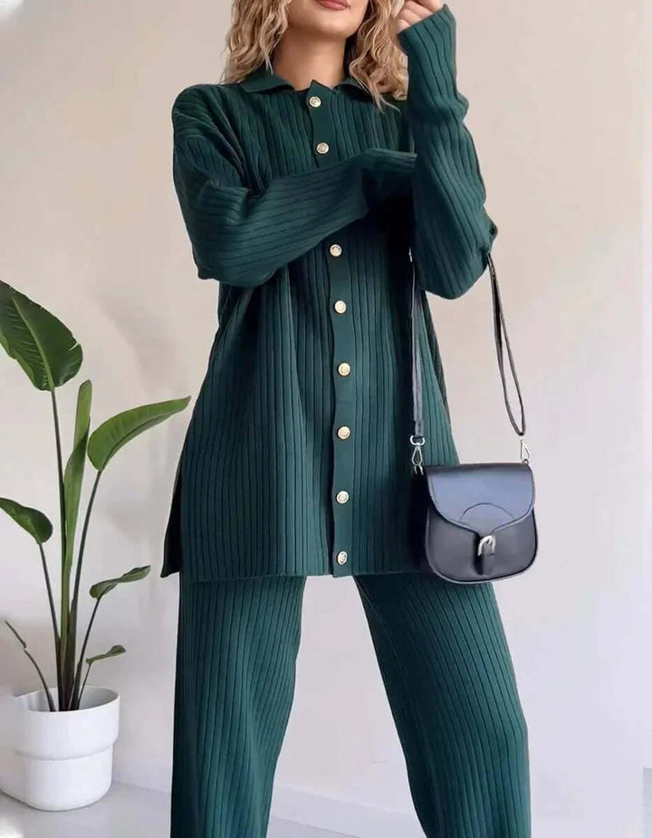 Women's Knitted Two-Piece Set