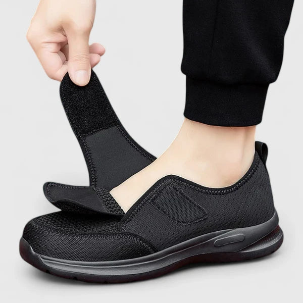Women's orthopaedic walking shoes with advanced arch support, wide fit, and non-slip sole for ultimate comfort.