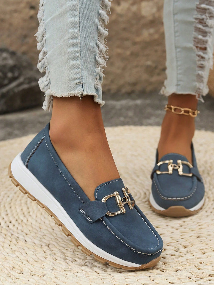 Classic women's orthopedic loafers, designed for easy slip-on comfort and exceptional foot support.