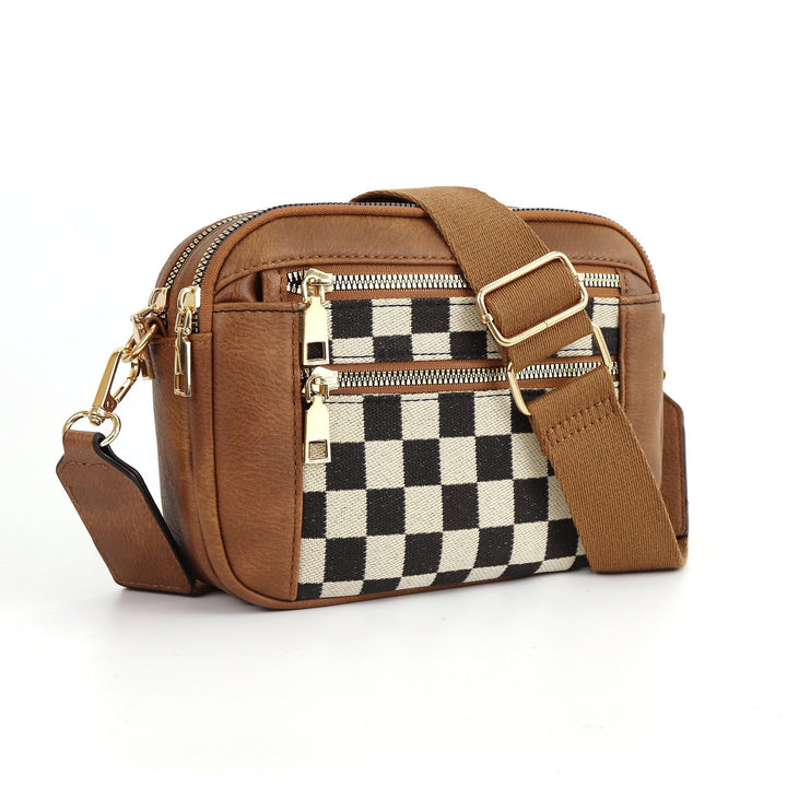 Fashionable women's crossbody handbag with comfortable adjustable strap, great for daily wear.
