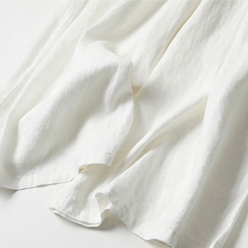 Stylish high-rise wide-leg pants for women, achieving an elegant drape and look.